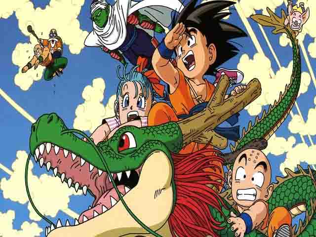 Dragon Ball Dragon Ball follows the adventures of the protagonist Goku, a strong naïve boy who, upon meeting Bulma, sets out to gather the seven wish-grantin...