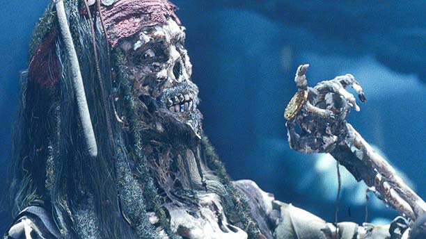 Pirates of the Caribbean: The Curse of the Black Pearl Disney's Pirates of the Caribbean ride was a legendary ritual for generations of kids – at once scary and delightful, it was a morbidly funny G-...