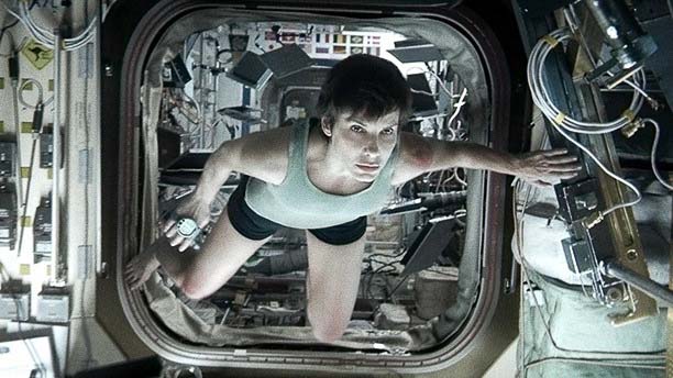 Gravity (2013) There's not much gravity in Gravity, and Sandra Bullock spent whole days inside a high-tech rig to create the illusion of weightlessness. Might've bee...
