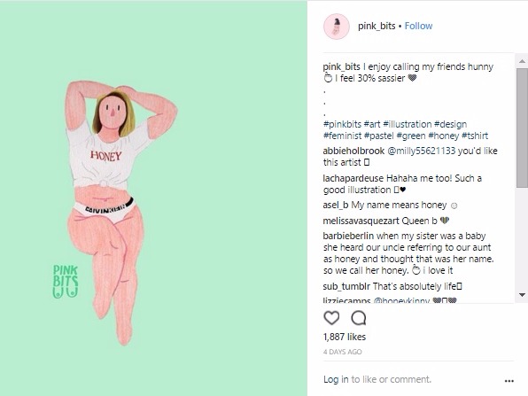 Pink Bits - @pink_bits (46.9k followers) Pink Bits is a body positive illustrator that aims to empower women with confidence. Her illustrations include women of all races, shapes, sizes and a...