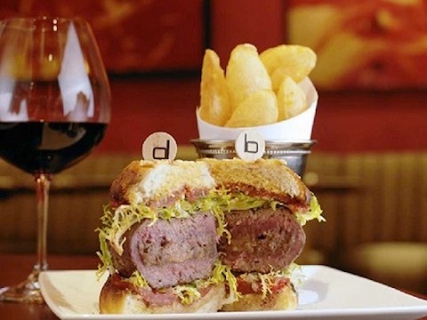 The DB “Royale†Double Truffle Burger $120<br />The DB Bistro Moderne, New York / Daniel Boulud Brasserie, Las Vegas<br /><br />In 2007, celebrity chef Daniel Boulud gave the burger a make...