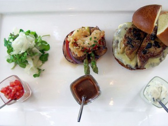 The X Burger 180,000 won, or about $160<br />W Hotel, Seoul Korea<br /><br />Chef Ciaran Hickey brings you a burger made of Australian Wagyu beef topped with seare...