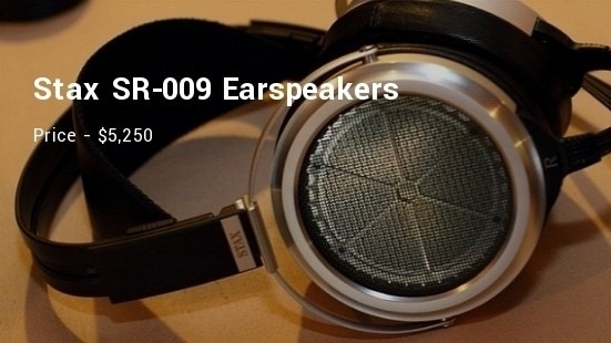 Stax SR-009 Earspeakers Price - $5,250