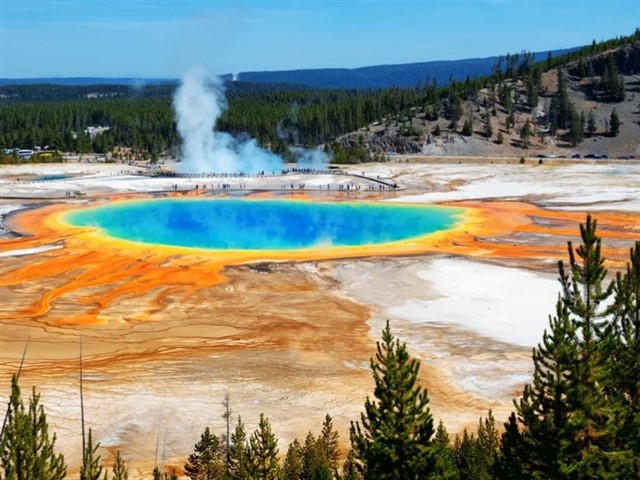 YELLOWSTONE, UNITED STATES The destructive potential of this volcano is massive. If the volcano erupt, most of United State will disappear just as we know it. If this volcano er...