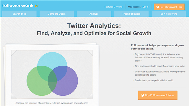 Followerwonk There are people who want to mine all the information they can from one social media source. If Twitter is the tool of choice and you really need to u...
