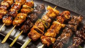 Yakitori (Japanese: ç„¼ãé³¥) is a Japanese type of skewered chicken. Its preparation involves skewering the meat with kushi (ä¸²), a ty...