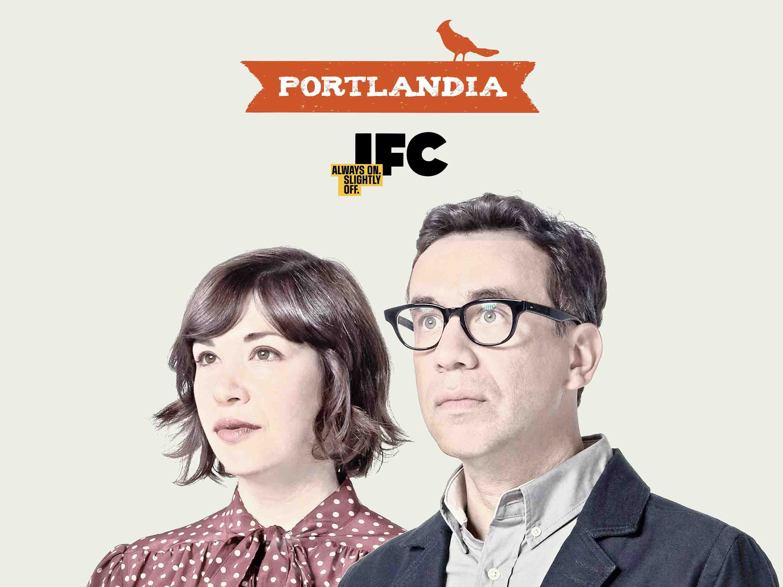 Portlandia Portlandia is a sketch comedy television series set and filmed in and around Portland, Oregon, starring Fred Armisenand ...