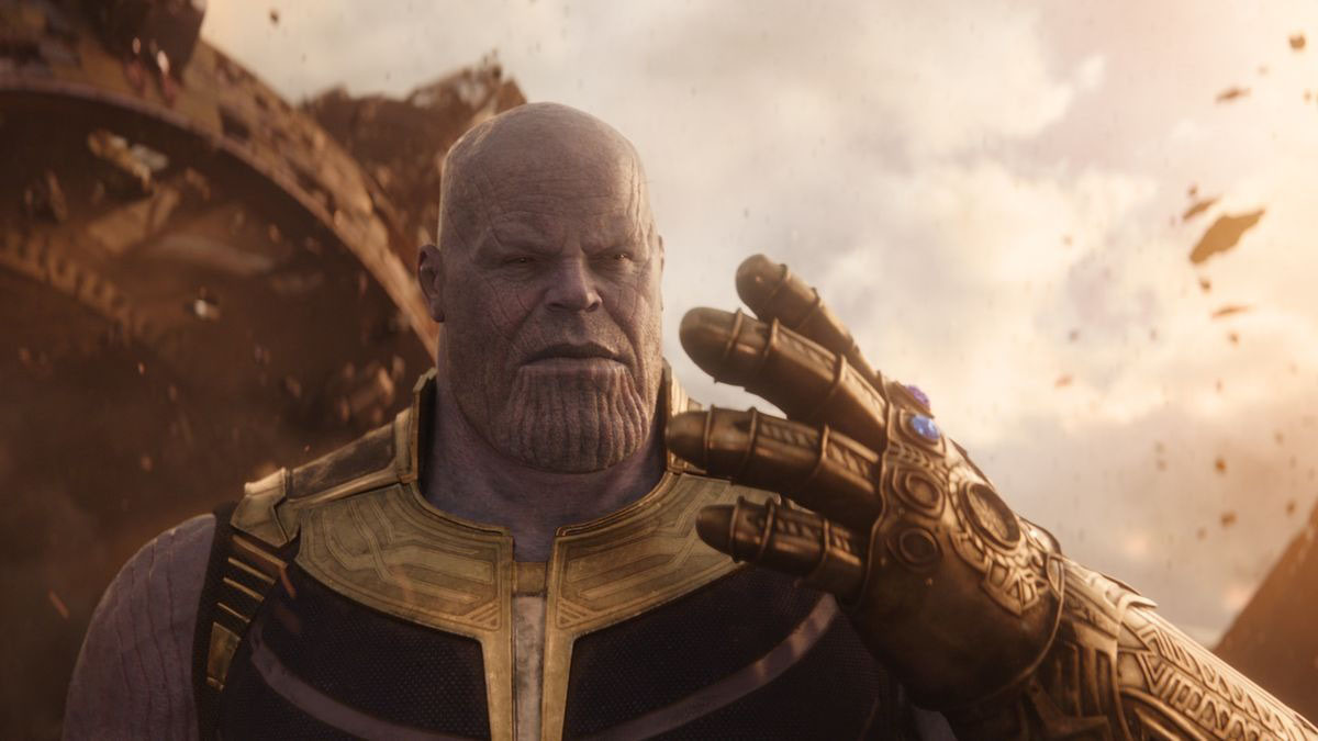 Thanos Thanos is a fictional character from the Marvel Cinematic Universe (MCU) film franchise, based on the Marvel Comics supervillain of the same name. Por...