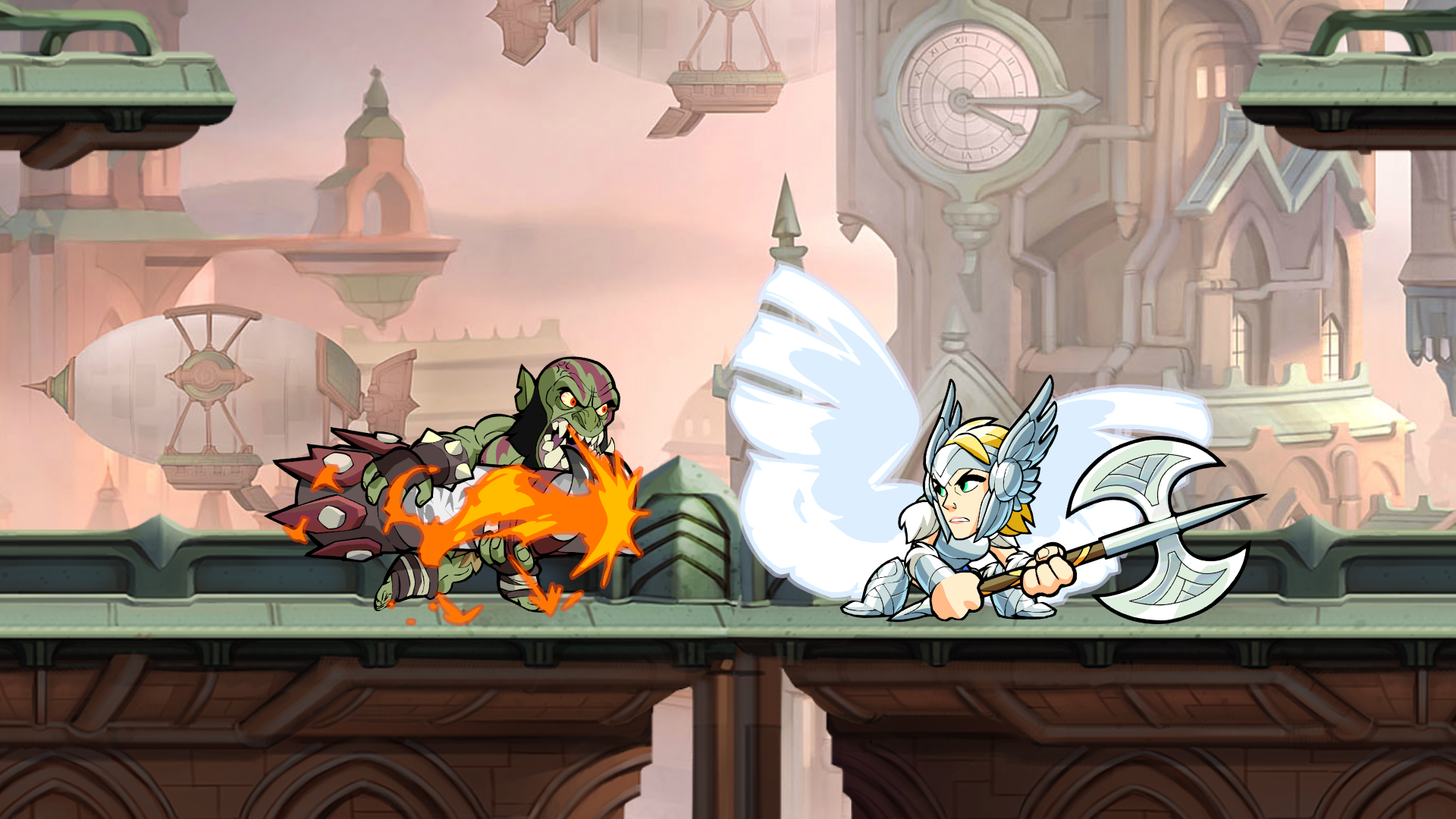 Brawlhalla Brawlhalla is a free-to-play 2D Platformer fighting game developed by Blue Mammoth Games and Ubisoft for Nintendo Switch, Xbox Series X|S, Xbox One, P...